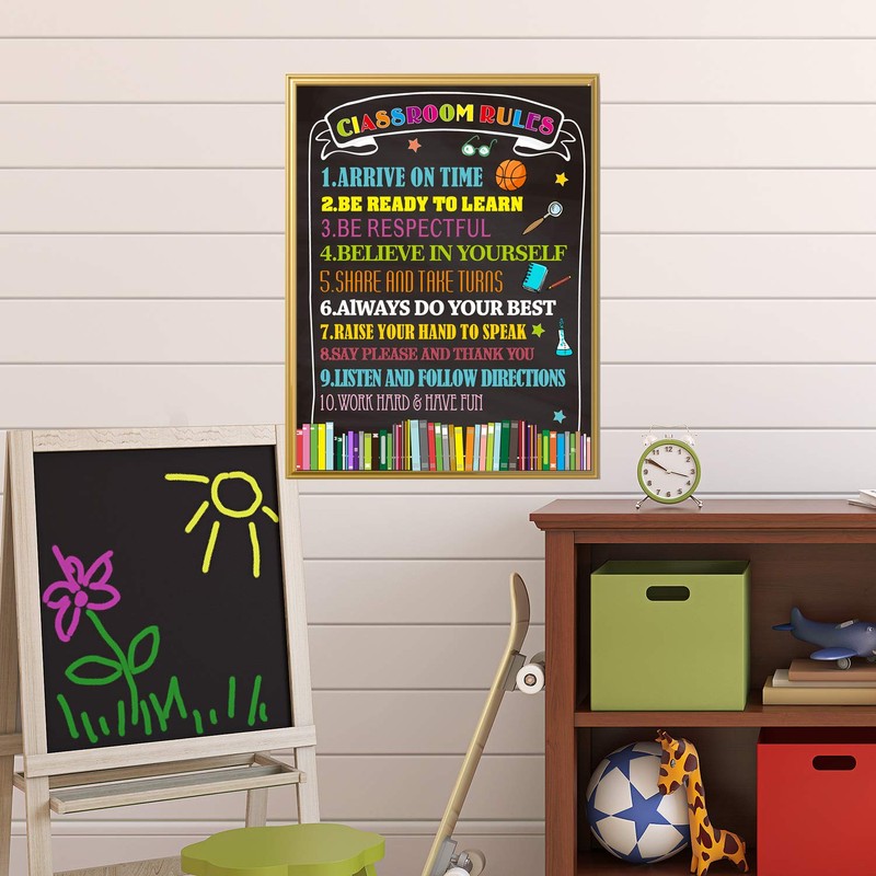 chiazllta Classroom Rules Poster Back to School Classroom Decorations 11
