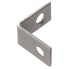 Hardware Essentials Group 853080 4 x 7/8 Inch Galvanized Corner
