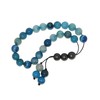 Jeannieparnell N9 BA - Handmade 10mm Blue Agate Gemstone Bead