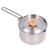 1000ml Camping Pot Stainless Steel Portable Outdoor Tea Coffee Pot