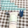 Toothpaste Squeezer, 4 Pcs Metal Manual Toothpaste Squeezer Roller Stainless