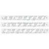 FMM Upper Case Script Alphabet & Number Tappit Cutters Set