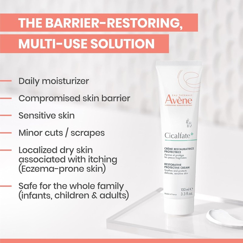 Avène Cicalfate+, crema restauradora y protectora de uso familiar, para