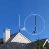 FMUSER Antenna Mast Pole, Adjustable TV Antenna Mounting Pole with