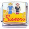Sisters Family Italian Charm