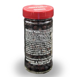 Morton & Bassett Juniper Berries, 1.3 oz – Non-GMO, Salt-Free, Aromatic Berries for Sauces, Roasts & Scandinavian Dishes
