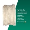 Halbach Seidenbänder Premium Cord (Cream), Width 4 mm, Length 25