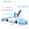 2025 Enhanced TidyMister Pool Vacuum Head with Wheels,Steering Handle Swimming