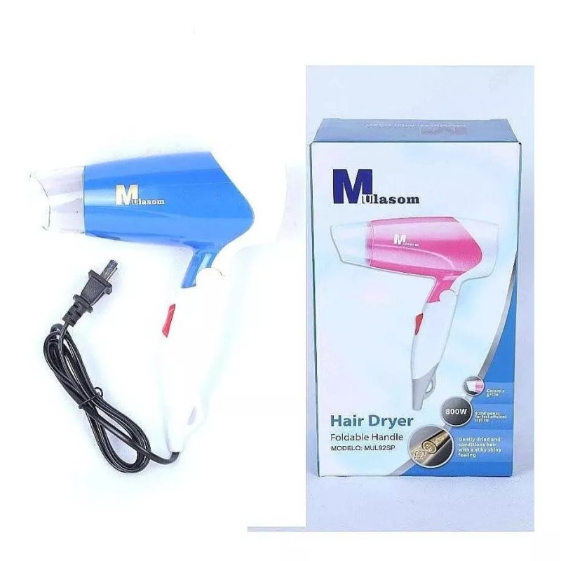 HL Mini Secadora Cabello Portatil Pelo Viaje 800w Hairdryer