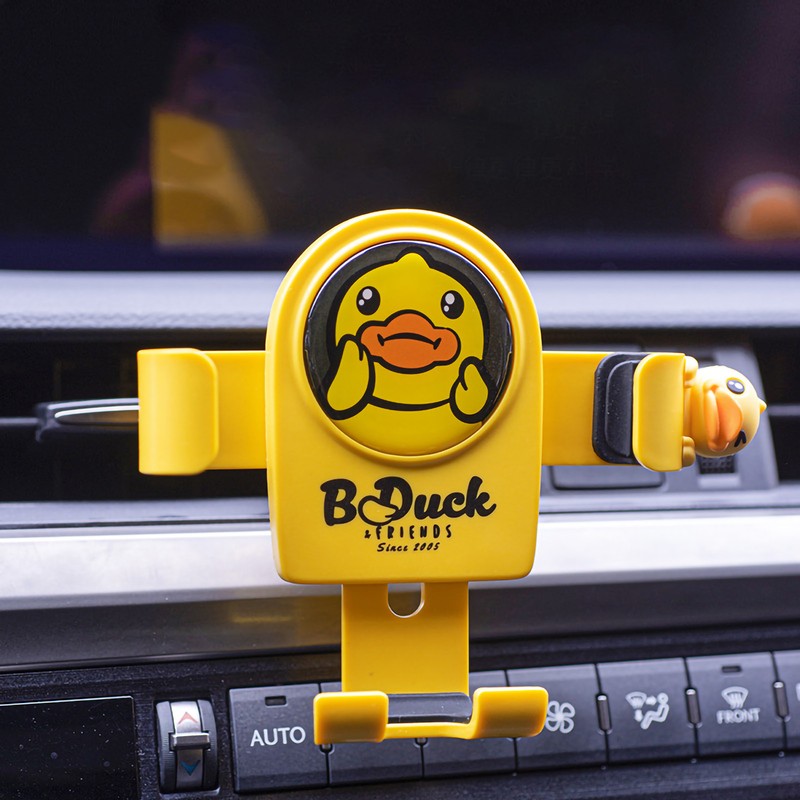 Car Phone Mount Cute Catoon Pattern Stable Vent Design Heat