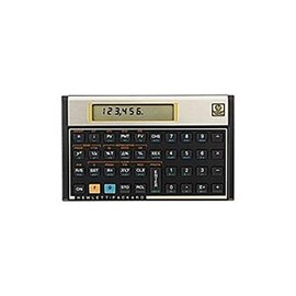 HP 12C 120 Functions Financial Calculator with LCD Display (Certified Refurbished)