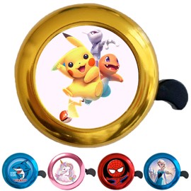 Bicycle Bell for Children's Bicycle, Boys Girls Gift for Birthday, Children's Day (Yellow 01)