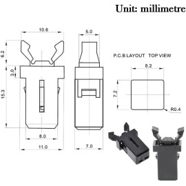 Unbranded 2PCS Compatible Door Latch for Converters (WF87/8900-DL)