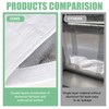 Memrita Portable AC Window Seal Kit with Mesh Screen, Double