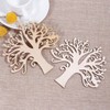 ULTNICE Wooden Decoration 10 Pieces Tree Embellishments for DIY Crafts/Decoration
