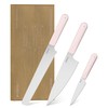 CIARRA Professional Kitchen Knife Set, 3 PCS Stainless Steel Chef