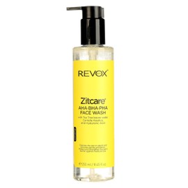REVOX B77 ZITCARE AHA BHA PHA LIMPIADOR FACIAL CON ARBOL DE TE, CENTELLA ASIATICA Y AH 250MILILITROS