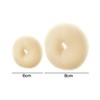 ANCLLO Hair Donut Bun Maker Set, 4 Pcs Ring Style