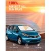 Proadsy Front Windshield Sun Shade Foldable Sunshade Protector Custom Fit