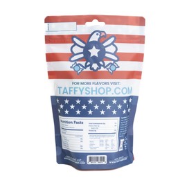 Taffy Shop America Salt Water Taffy - Small Batch Salt Water Taffies Made in the USA - Super Soft, Sweet, Taffy Candy - Guaranteed Fresh - Gluten-Free, Soy-Free, Peanut-Free - Personal (7oz)