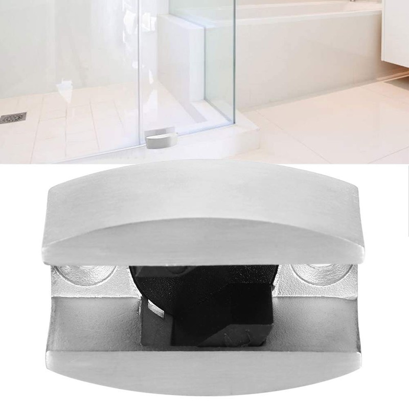 Cikonielf Stainless Steel Sliding Door Floor Guide U-shaped Swing Stopper