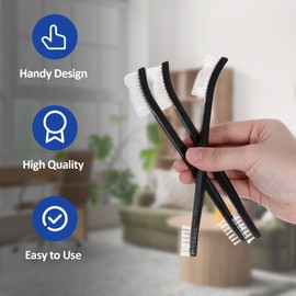 30 Pcs Small Cleaning Brushes, Double-Ended Detail Cleaning Brush Hard Bristle Crevice Cleaning Brush Jewelry Cleaning Brush for Kitchen Sink Bathroom Gaps Corner Car and All Kinds of Small Objects