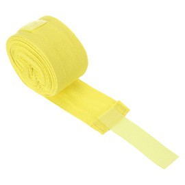 PATIKIL Boxing Hand Wraps, 197 Inch Length Elastic Boxing Wraps Cotton Fist Mitts Wrist Straps Protection for Muay Thai Martial Arts Kickboxing Bandages, Yellow