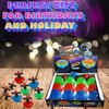 12-Pack LED Light Up Flashing UFO Spinning Tops with Gyroscope