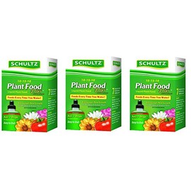 Schultz All Purpose 10-15-10 Plant Food Plus, 4-Ounce [3-Pack]