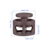 M METERXITY 60 Pack Plastic Spring Cord Locks - Round