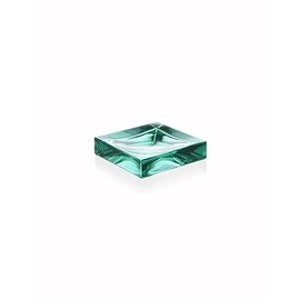 Kartell Boxy Soap Dish, Aquamarine, 10.5 x 2.4 x 10.5 cm