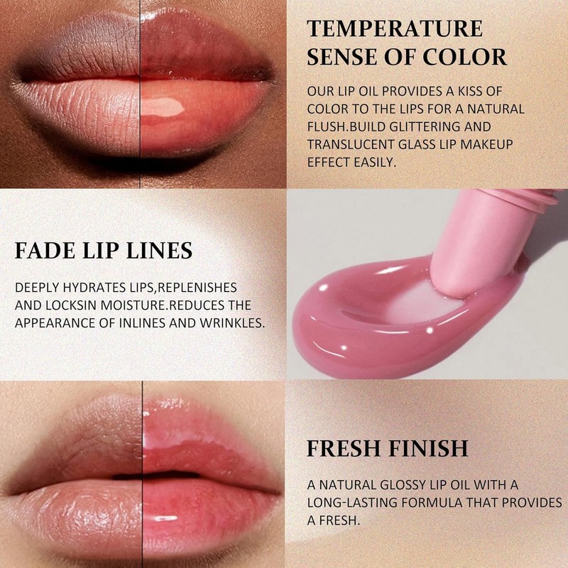 Peptide Glaze Tinted Lip, Bálsamo Labial Hidratante con Vit E
