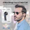OYIB Wireless Earbuds, Bluetooth 5.3 Earphones with 4-Mics Clear Call,