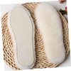 Minkissy Warm Wool Insoles for Winter Thickened Sheepskin Inserts Durable