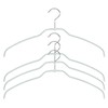 Mawa 42/FT Silhouette Ultra Thin Hanger, Pack of 24, Silver,