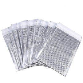 VGEBY 10er Set Isolierte Wiederverwendbare Sandwich Tasche Beutel Snack Picknick Taschen Bag für Schule Picknick Camping Outdoor (Abmessung : 25 * 30cm)