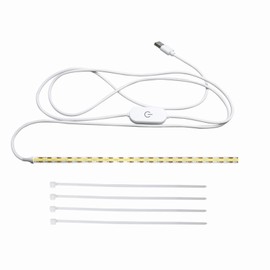 Wefuit JUUPINE Upgraded Kobra 3 LED Light Strip Kit for Anycubic Kobra 3/Kobra 3 Combo 3D Printers, 1.5M High-Brightness Lighting 5V LED Lamp Bar, 3D Printer Accessories Kobra 3 LED Light Kit.