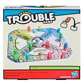 Hasbro Gaming Juego de Mesa de Problemas para niños de 5 a Partir de 2 a 4 Jugadores