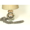 Moss Linen Lamp Cord Cover 9 Ft Long Dark Grey