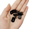 Cerpourt Shelf Support Pegs, 40 Pcs L-Shaped Black Steel Cabinet