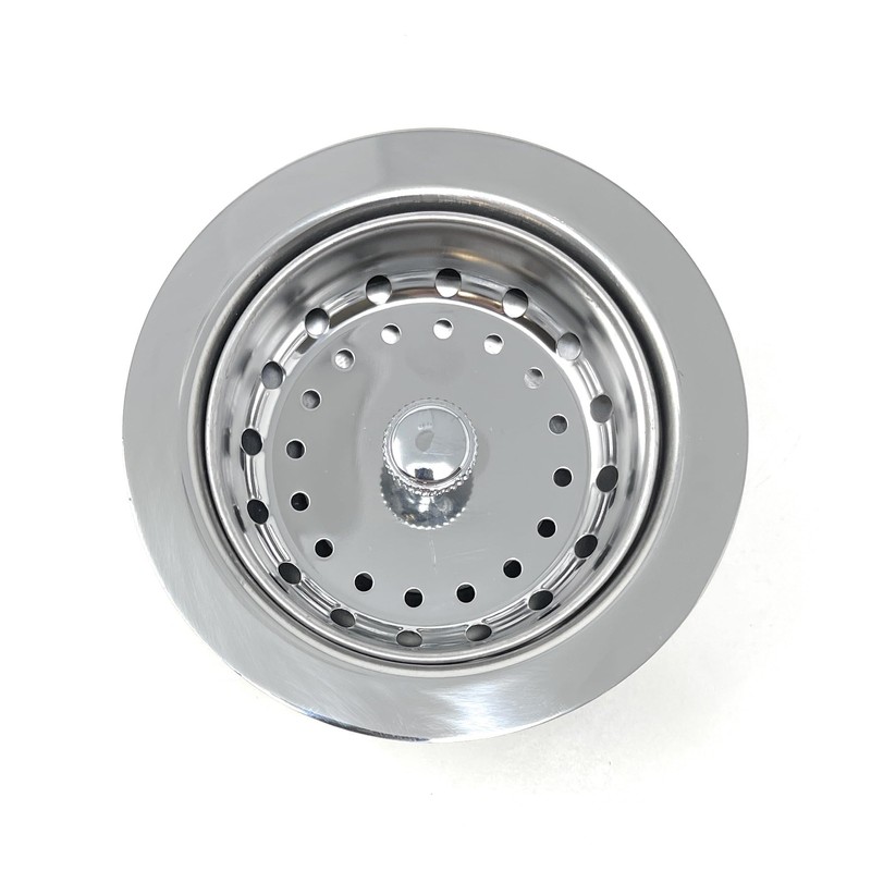 Stainless Steel Kitchen Sink Assembly Kit with Flange and Strainer