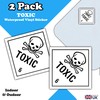 Toxic Hazard Chemical Label - 6 Toxic Substance - Vinyl