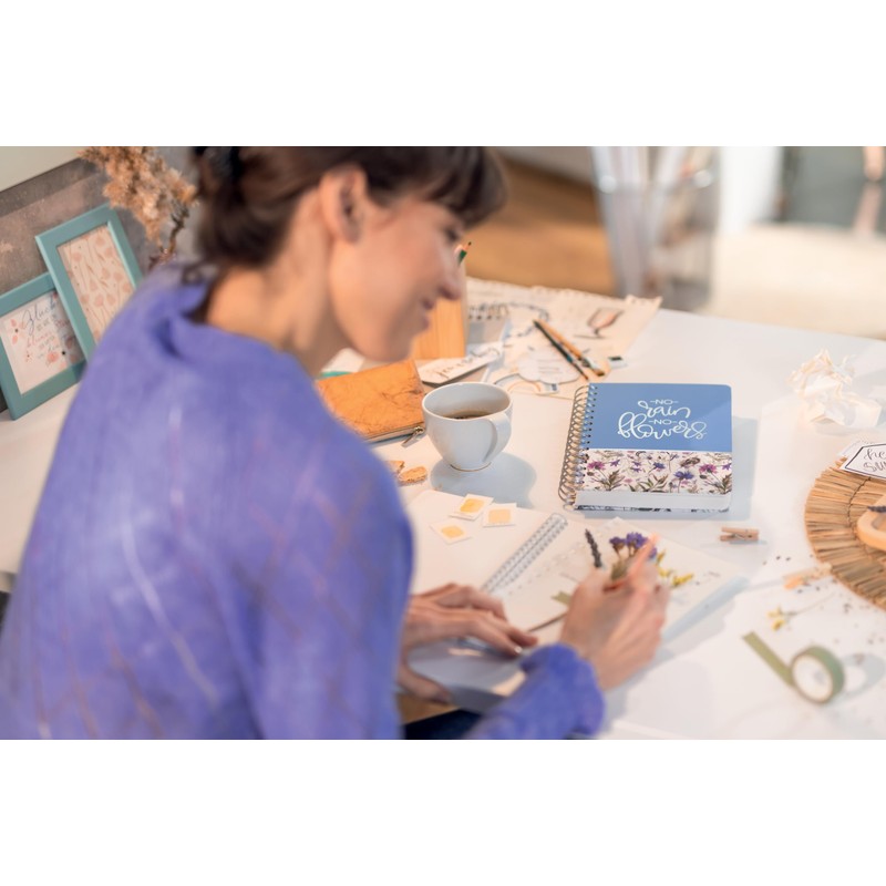 SIGEL JN603 Spiral notebook premium, A5, dotted, hardcover, jungle pattern,