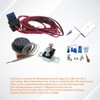 12V Adjustable Electric Radiator Fan Thermostat Control Relay Wire Kit