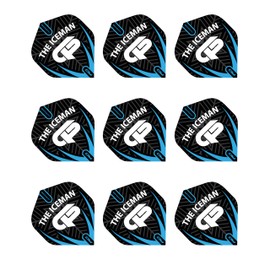 Hardcore Gerwyn Price - Black, White & Grey Logo Flights (3 Sets per Pack)