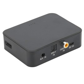 Bluetooth Transmitter, Multifunction Optical Fiber Coaxial AUX Bluetooth 5.0 Audio Adapter, ABS Wireless Audio Receiver, with Signal Antenna, for Audio, Home Video Game Console