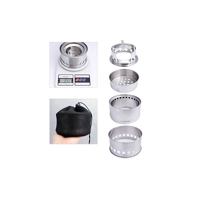 Motomo Wood/ Fuel Burning Camping Stove, Campfire