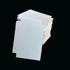 Trading Card Dividers with Tabs, 2.7 x 3.8 inches, White,