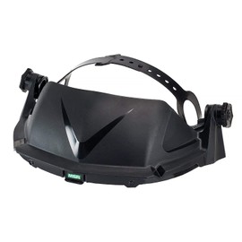 MSA 10127061 V-Gard Headgear - General Purpose Applications, Black, High Density Polyethylene (HDPE), Use with V-Gard Visors, Durable & Reusable, Replaceable Safety Accessory/Attachment
