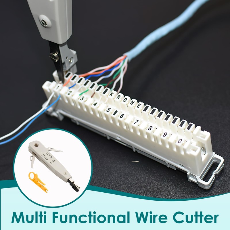 G602 Punch Down Tool, Ethernet Tool for RJ45 with Wire
